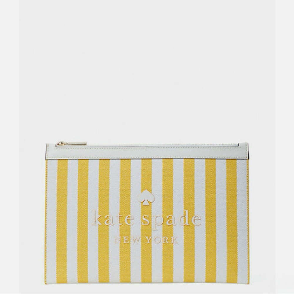 Kate Spade Yellow sesame Zip Pouch